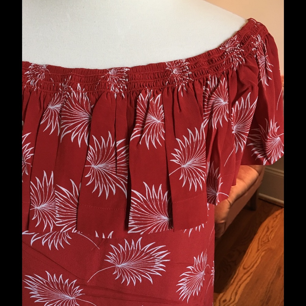 Madewell off shoulder dress NWT